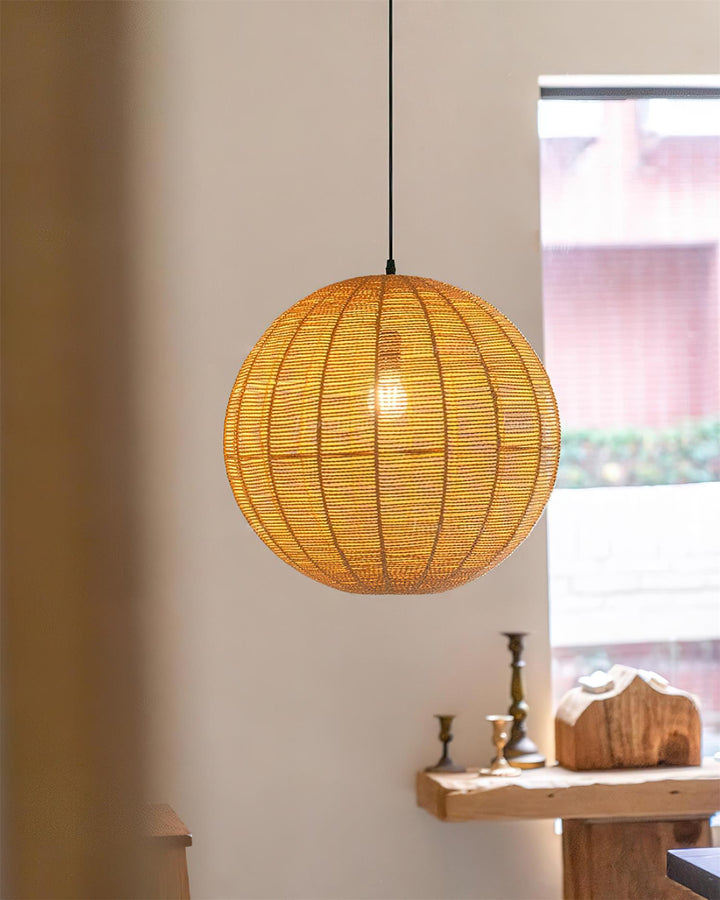 Sola Suspension Minimaliste Rattan - Neutralighting