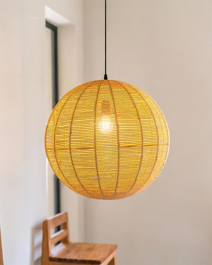 Sola Suspension Minimaliste Rattan - Neutralighting