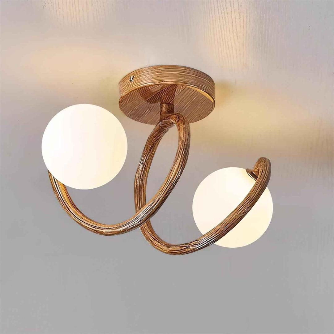 Plafonnier Liora en Verre – Éclairage Plafonnier Moderne