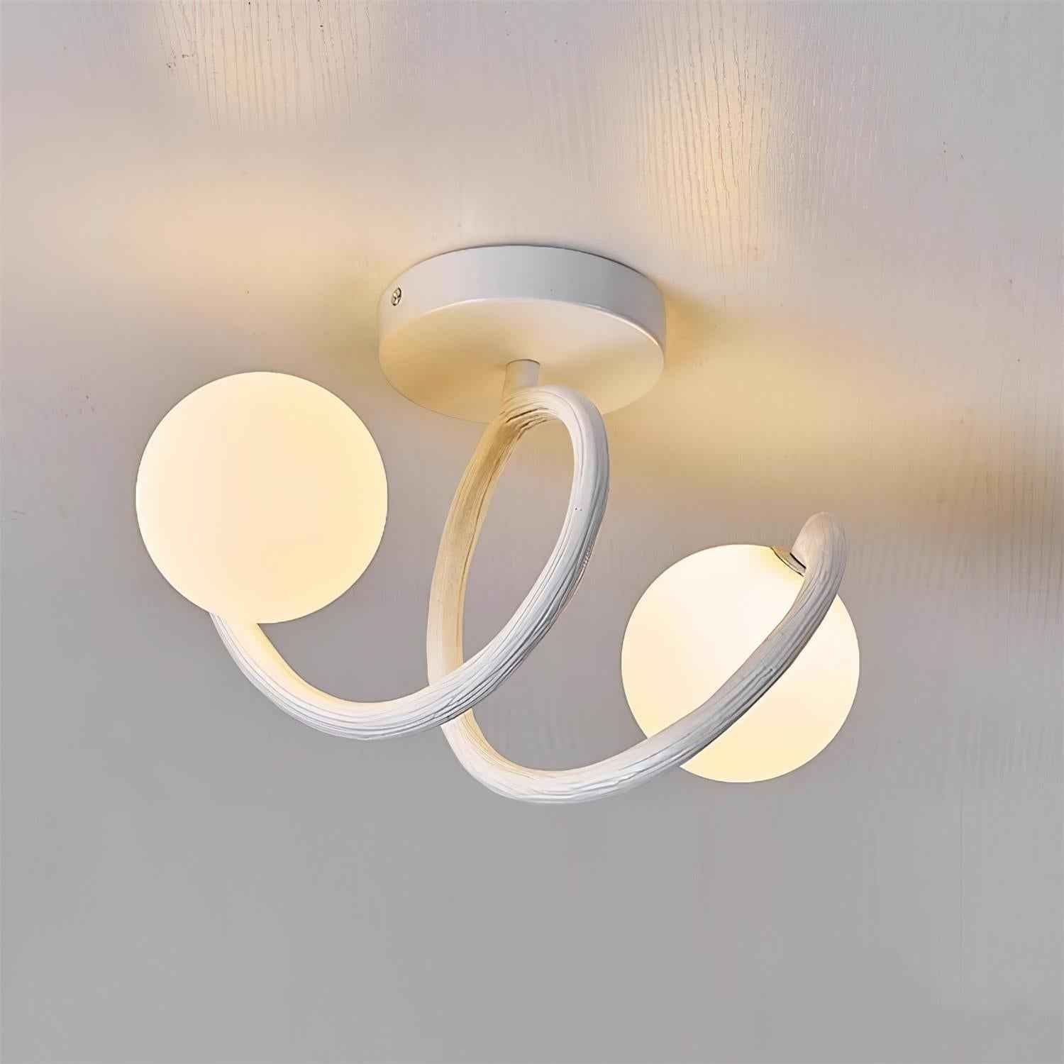 Plafonnier Liora en Verre – Éclairage Plafonnier Moderne