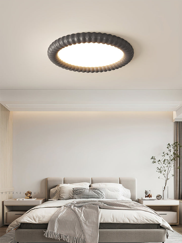 Ulire Lampe de Plafond en Résine Ondulée Art Nordique - Neutralighting
