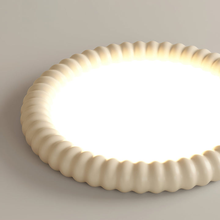 Ulire Lampe de Plafond en Résine Ondulée Art Nordique - Neutralighting
