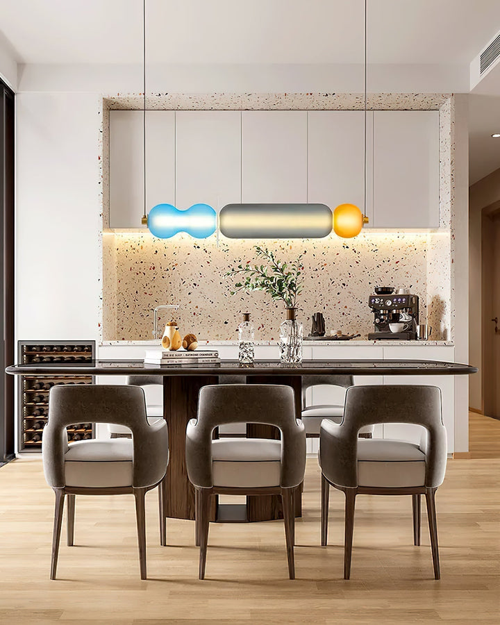 Lustra Suspension en Verre Coloré Moderne - Neutralighting