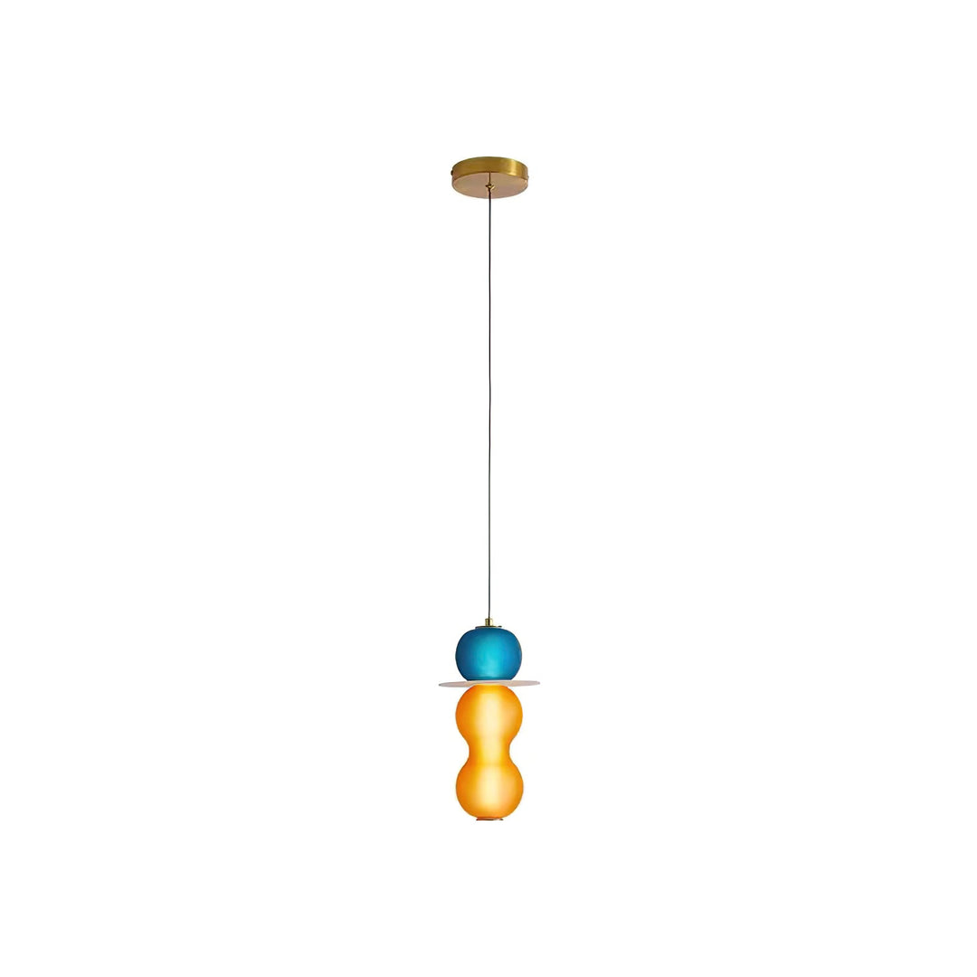 Lustra Suspension en Verre Coloré Moderne - Neutralighting