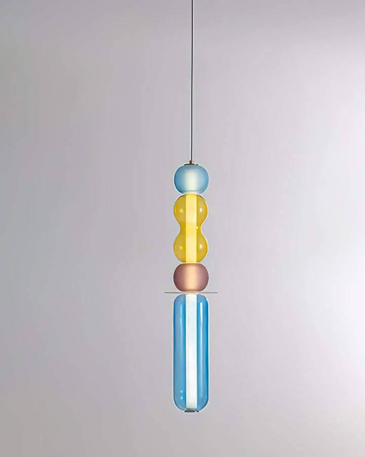 Lustra Suspension en Verre Coloré Moderne - Neutralighting