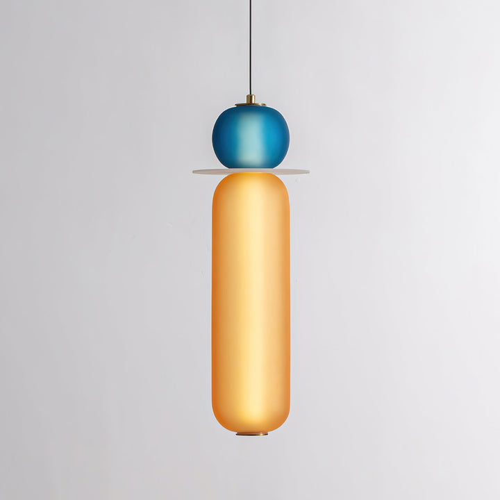 Lustra Suspension en Verre Coloré Moderne - Neutralighting