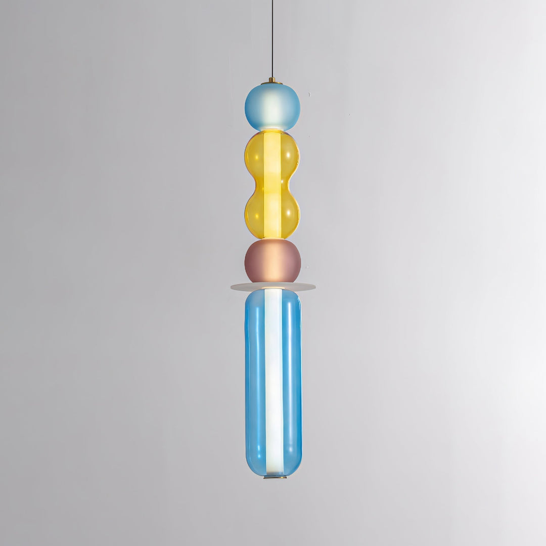 Lustra Suspension en Verre Coloré Moderne - Neutralighting