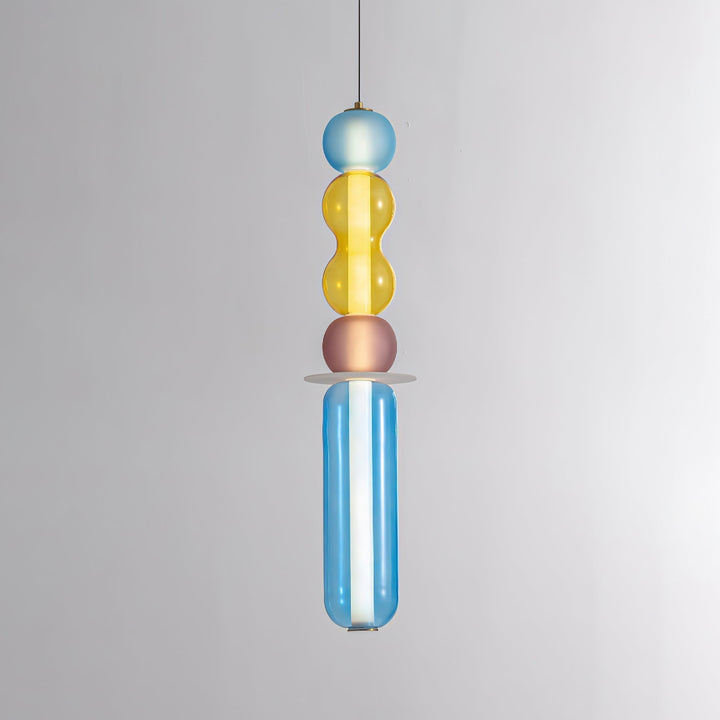 Lustra Suspension en Verre Coloré Moderne - Neutralighting