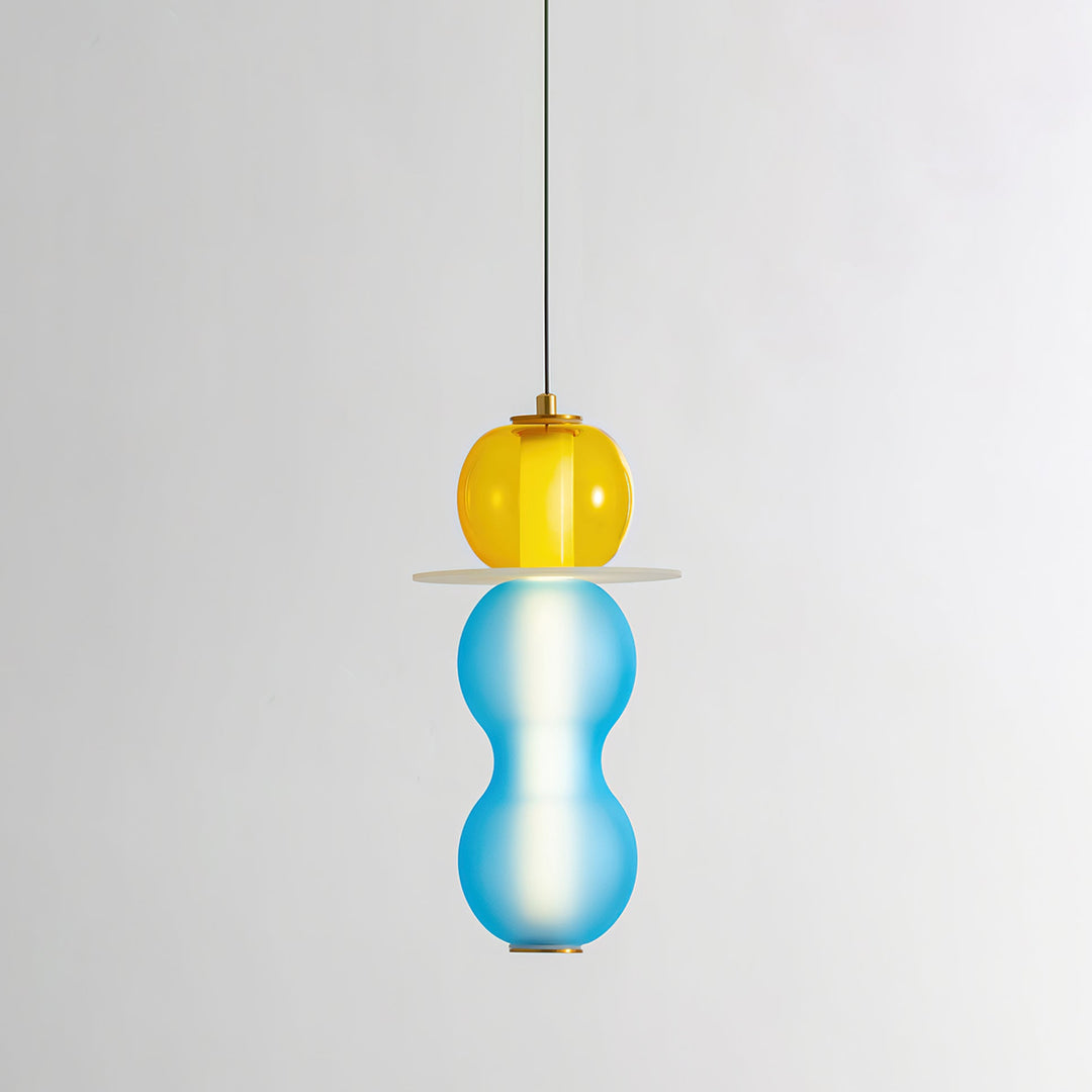 Lustra Suspension en Verre Coloré Moderne - Neutralighting