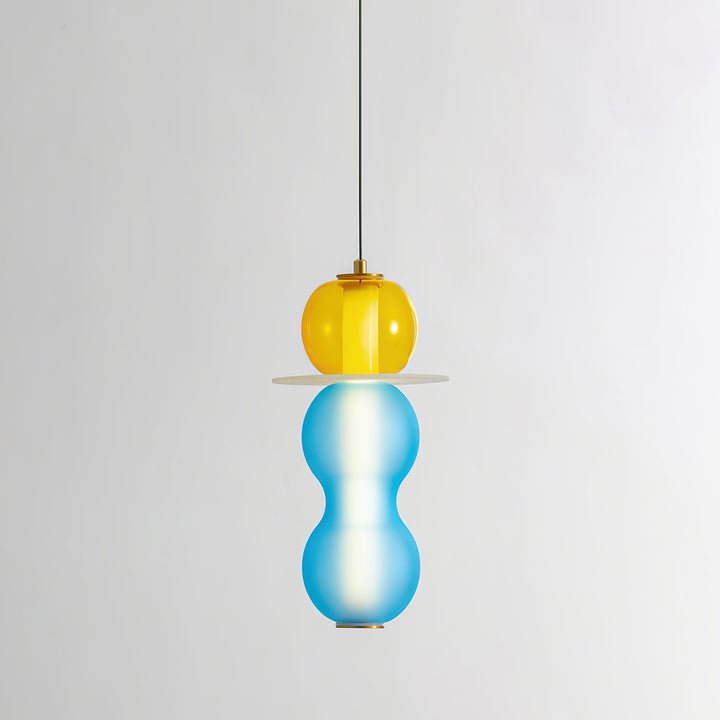 Lustra Suspension en Verre Coloré Moderne - Neutralighting