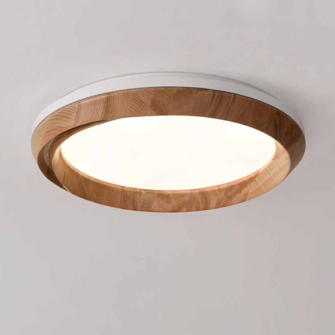 Aurdoreth Plafonnier Moderne Minimaliste Bois Ondulé - Neutralighting