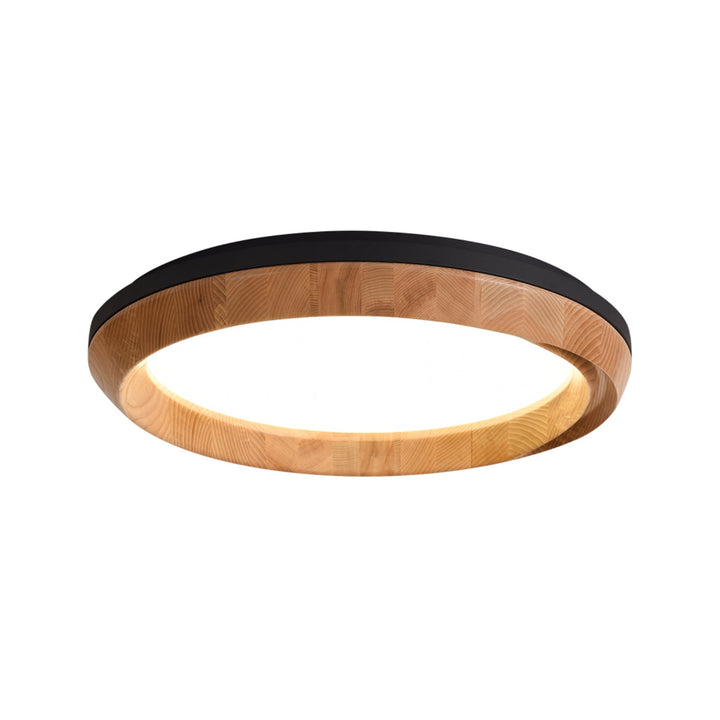 Aurdoreth Plafonnier Moderne Minimaliste Bois Ondulé - Neutralighting