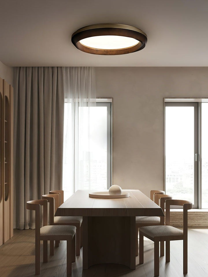 Aurdoreth Plafonnier Moderne Minimaliste Bois Ondulé - Neutralighting