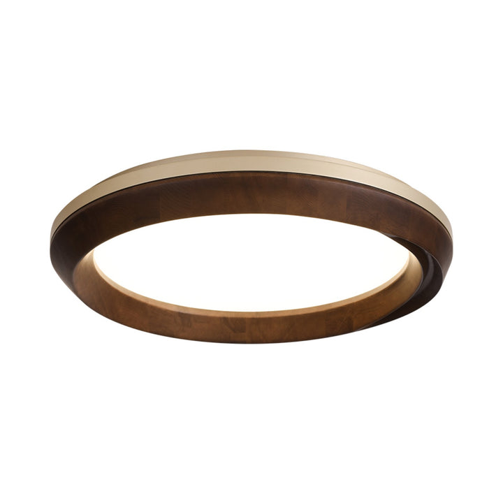 Aurdoreth Plafonnier Moderne Minimaliste Bois Ondulé - Neutralighting
