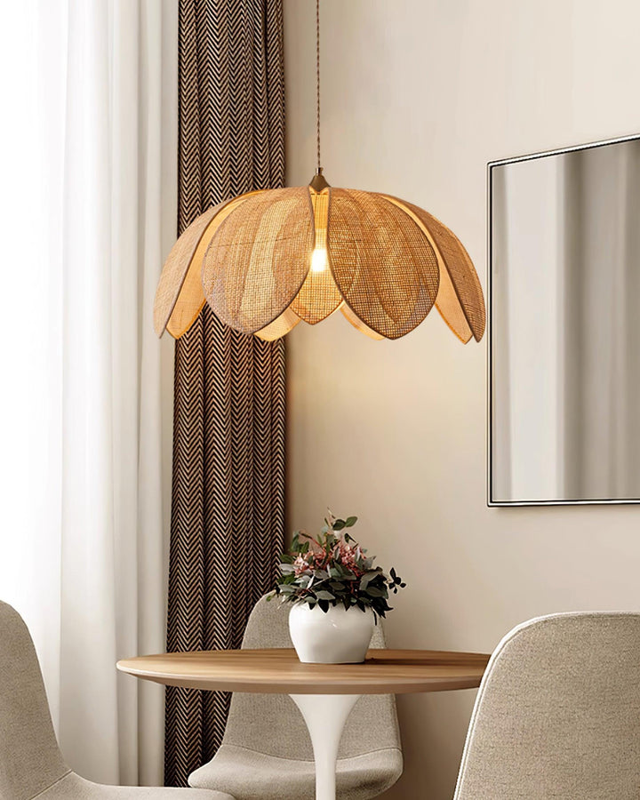 Fionel Lampe Suspension en Rattan - Neutralighting