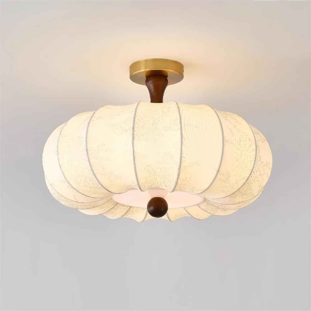 Lampe Métal en Noyer – Élégance Moderne