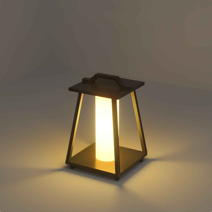 Ray Acier 30cm Noir LED