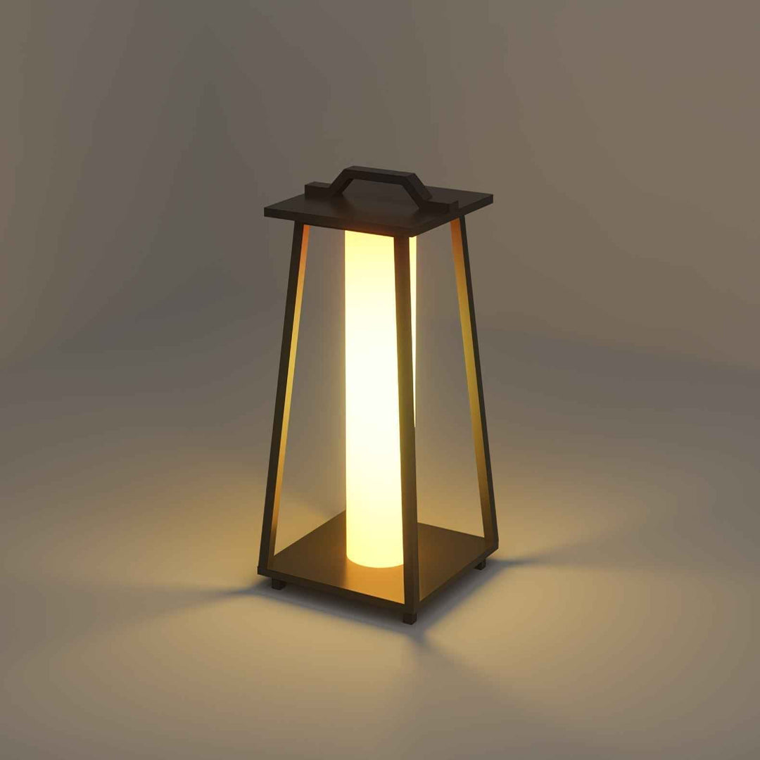 Ray Acier 30cm Noir LED