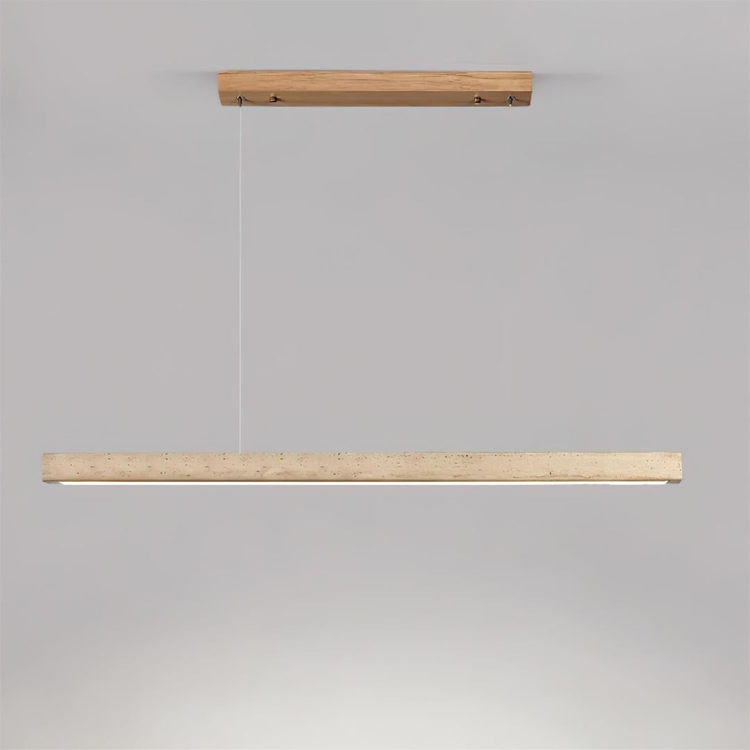Delya Suspension Linéaire en Travertin - Neutralighting
