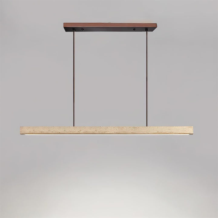 Delya Suspension Linéaire en Travertin - Neutralighting