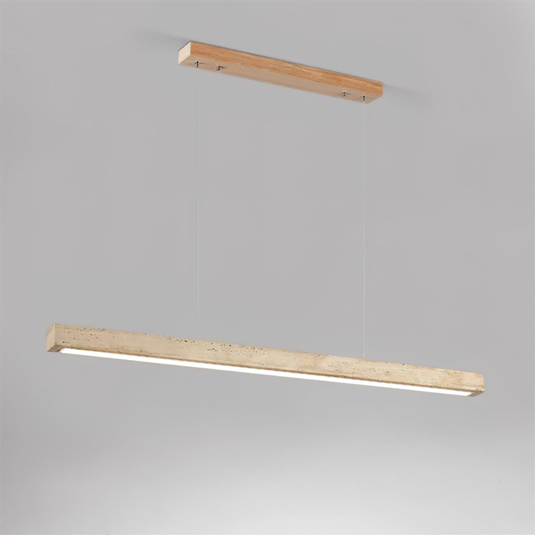Delya Suspension Linéaire en Travertin - Neutralighting