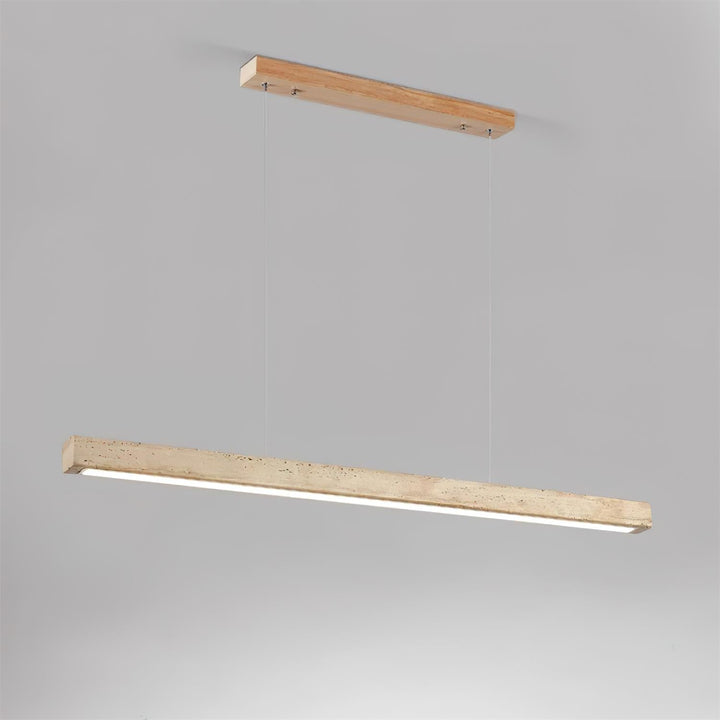 Delya Suspension Linéaire en Travertin - Neutralighting