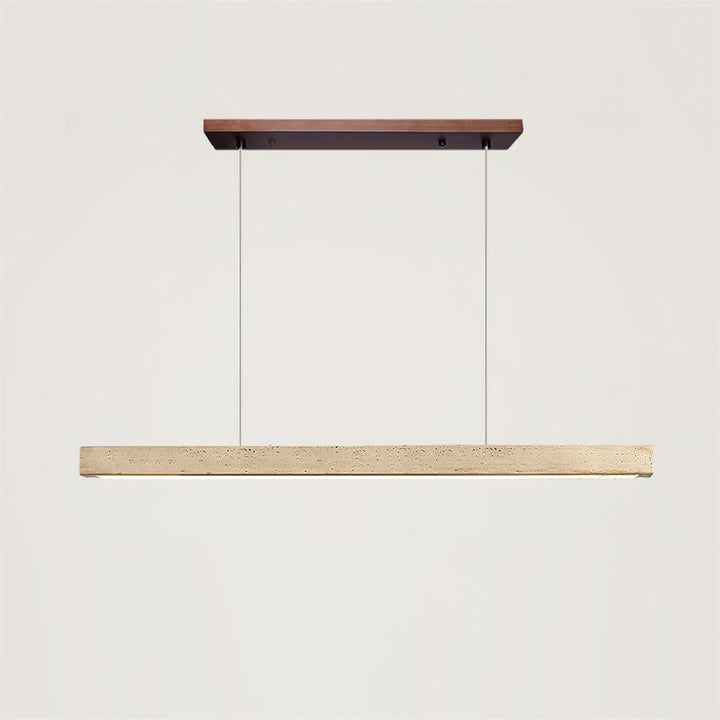 Delya Suspension Linéaire en Travertin - Neutralighting