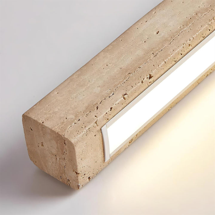 Delya Suspension Linéaire en Travertin - Neutralighting