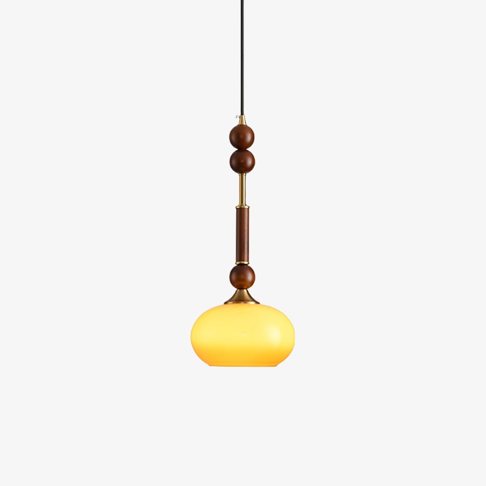 AmberGlow Suspension en Bois Vintage - Neutralighting