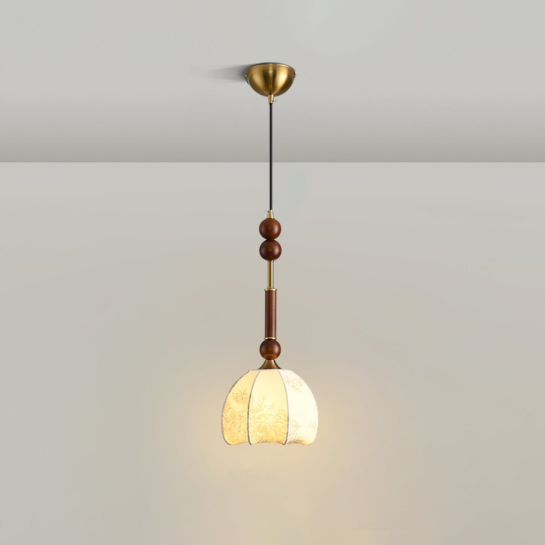 AmberGlow Suspension en Bois Vintage - Neutralighting