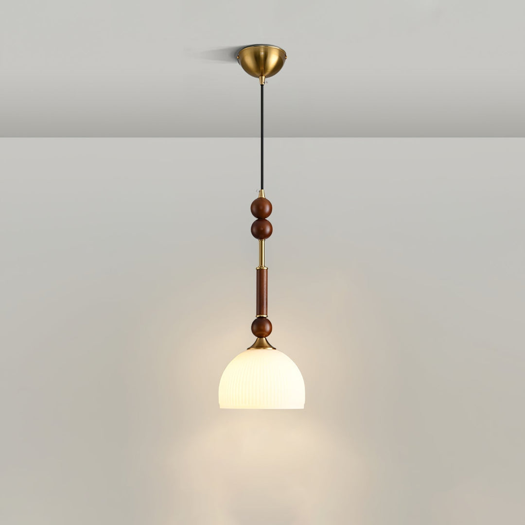 AmberGlow Suspension en Bois Vintage - Neutralighting