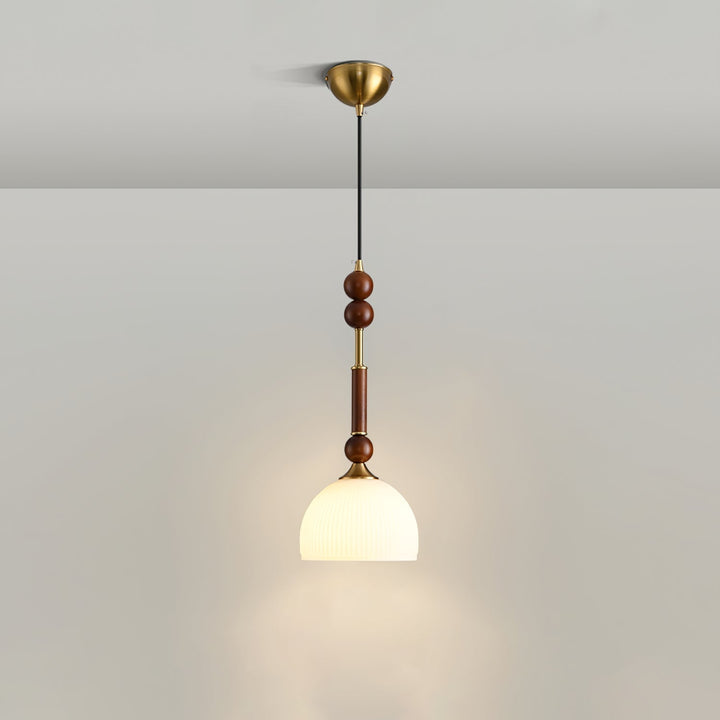 AmberGlow Suspension en Bois Vintage - Neutralighting