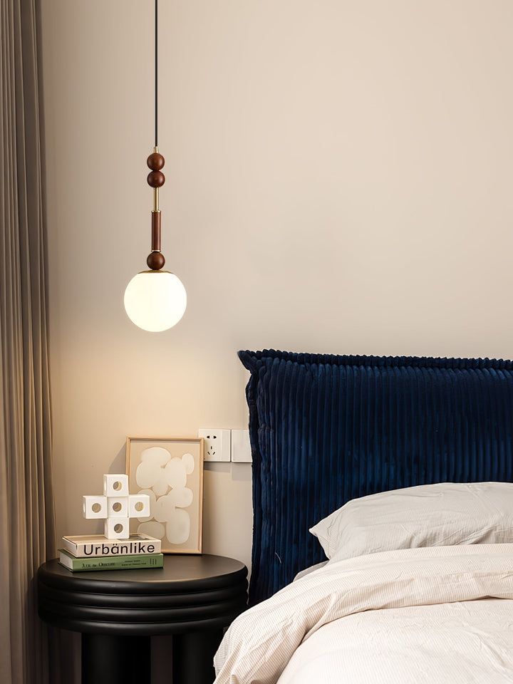 AmberGlow Suspension en Bois Vintage - Neutralighting