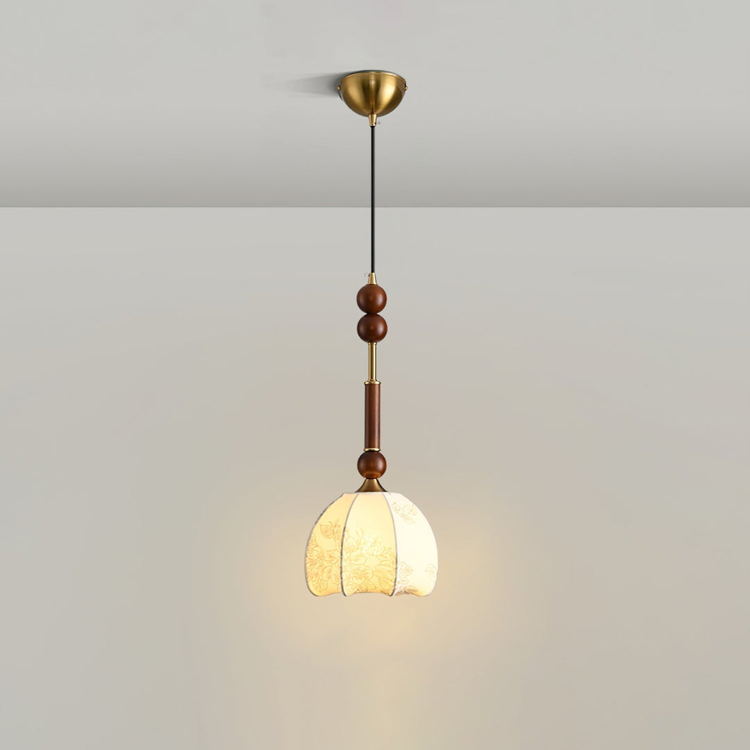 AmberGlow Suspension en Bois Vintage - Neutralighting