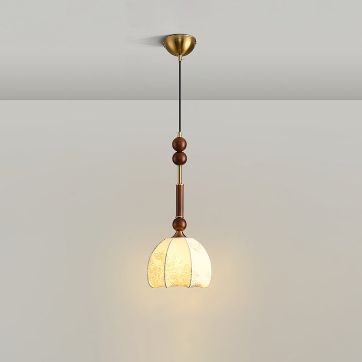 AmberGlow Suspension en Bois Vintage - Neutralighting