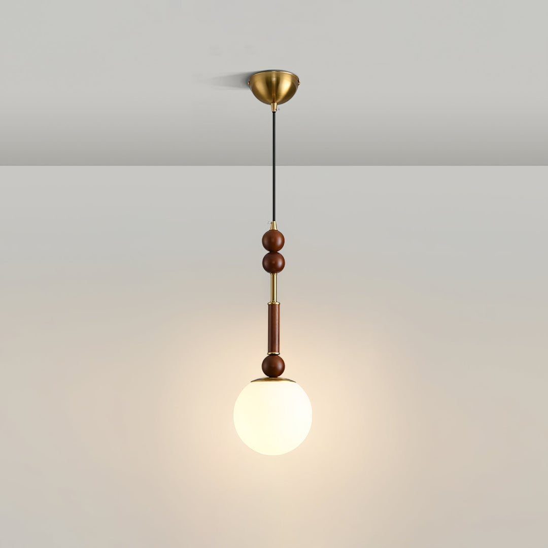AmberGlow Suspension en Bois Vintage - Neutralighting