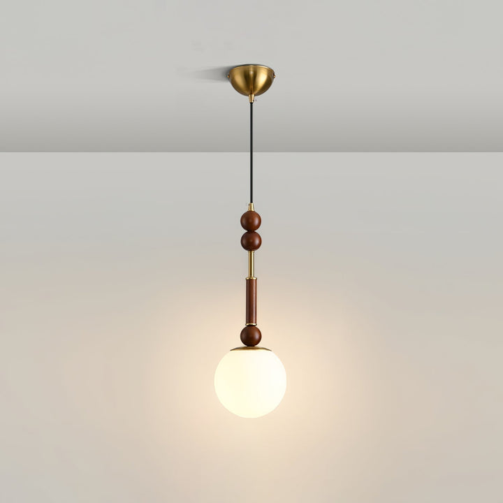 AmberGlow Suspension en Bois Vintage - Neutralighting