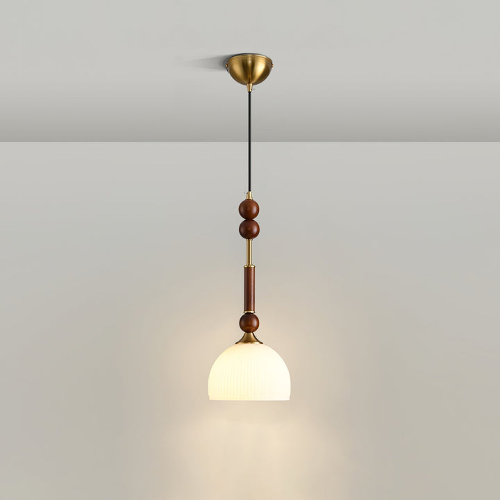 AmberGlow Suspension en Bois Vintage - Neutralighting