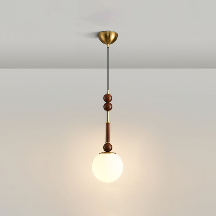 AmberGlow Suspension en Bois Vintage - Neutralighting