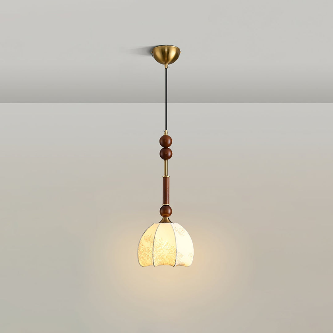 AmberGlow Suspension en Bois Vintage - Neutralighting