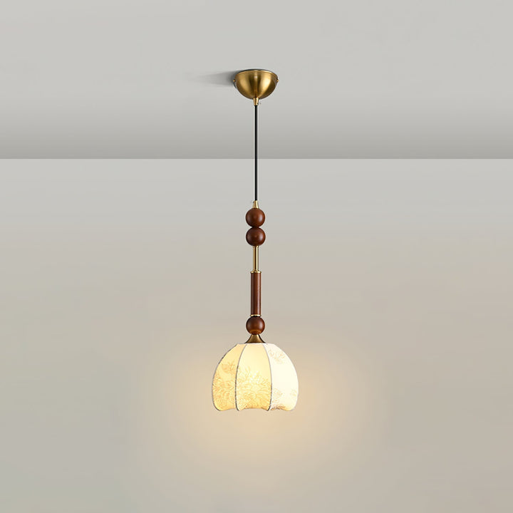 AmberGlow Suspension en Bois Vintage - Neutralighting