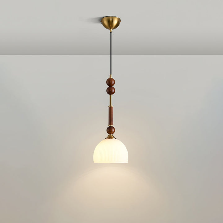 AmberGlow Suspension en Bois Vintage - Neutralighting
