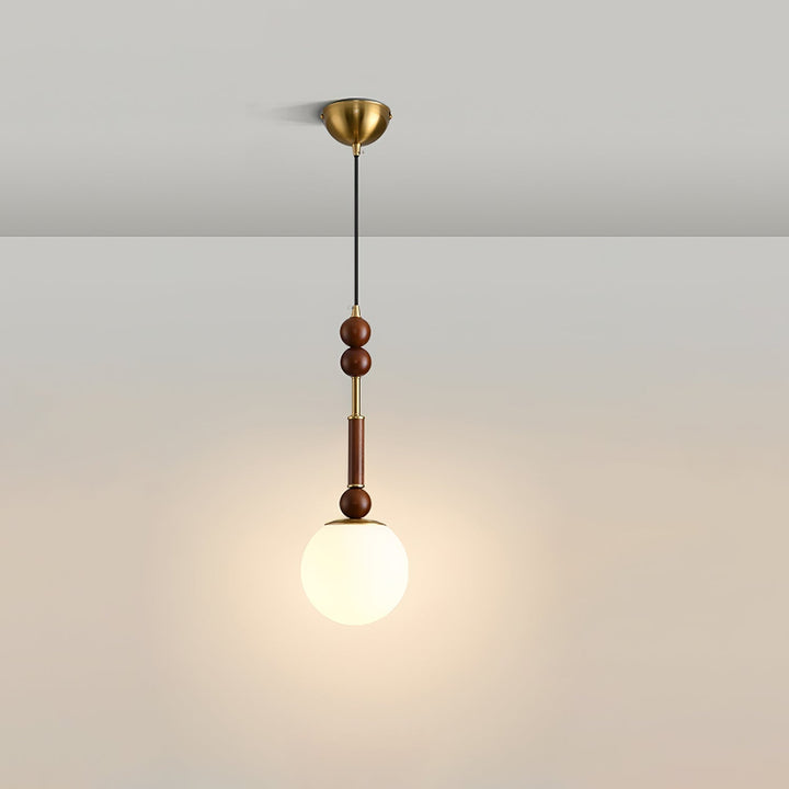 AmberGlow Suspension en Bois Vintage - Neutralighting