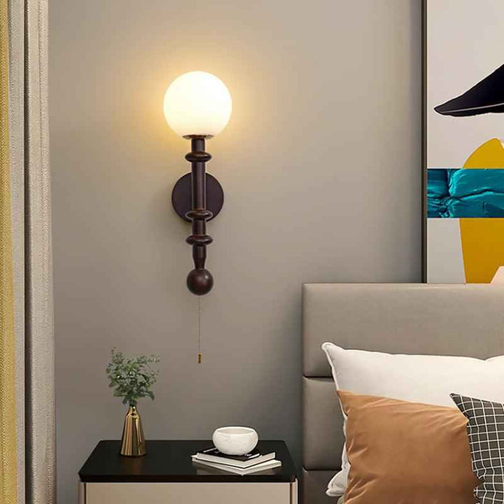 Elmiror Verre 23cm Blanc LED