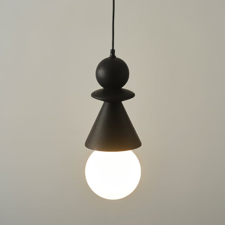 Aphais Suspension Moderne Minimaliste Rook Bois Verre - Neutralighting