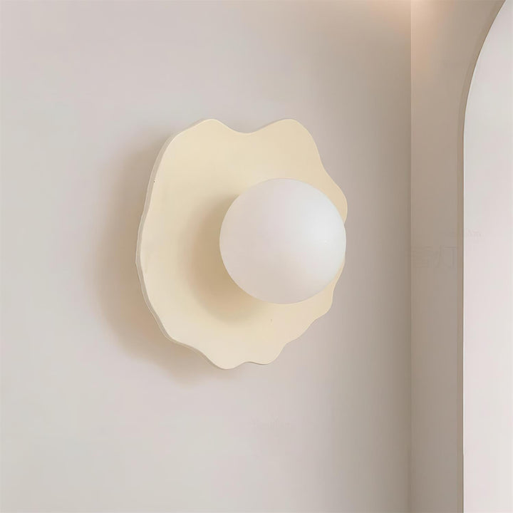 Virelli Applique Murale Disque en Résine Découpé avec Canopée - Neutralighting