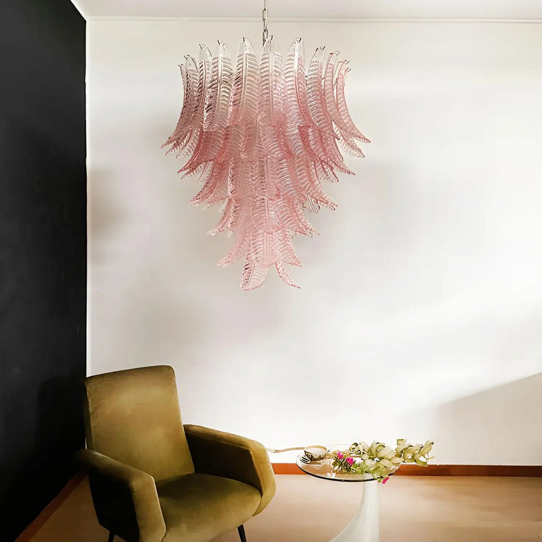 Aurora Chandelier en Verre Cascadant Romantique - Neutralighting