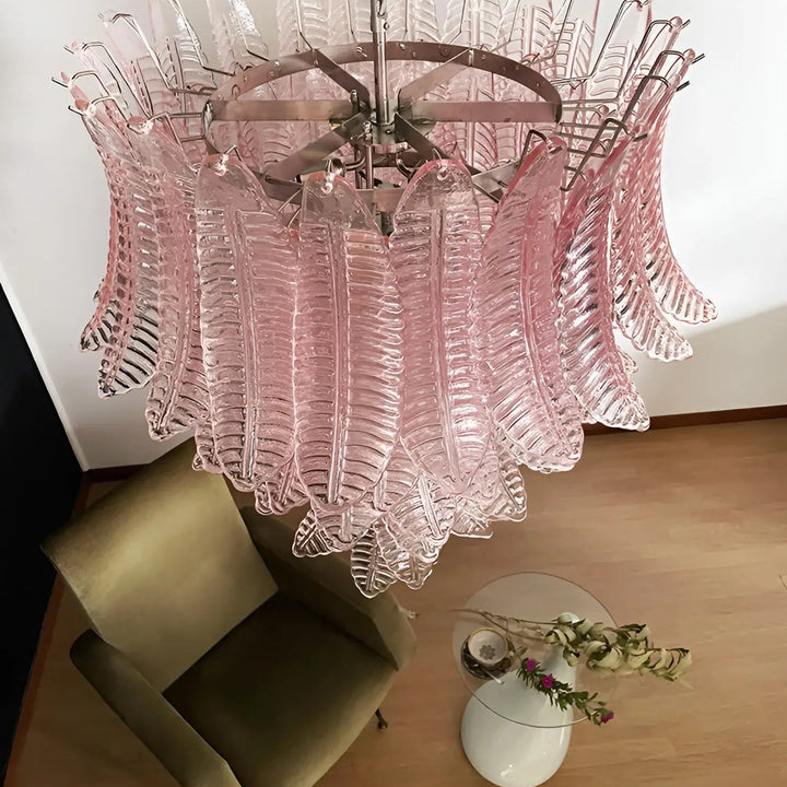 Aurora Chandelier en Verre Cascadant Romantique - Neutralighting