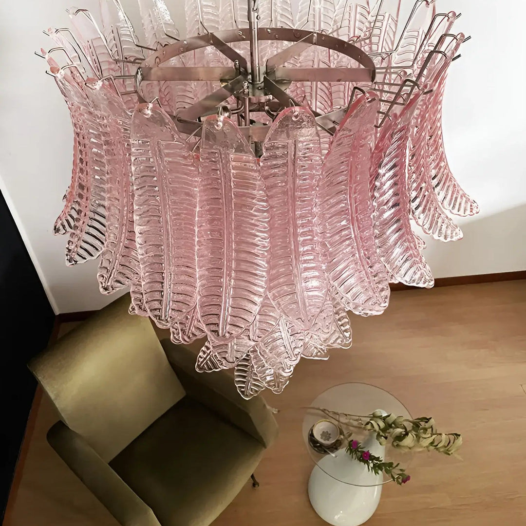 Aurora Chandelier en Verre Cascadant Romantique - Neutralighting