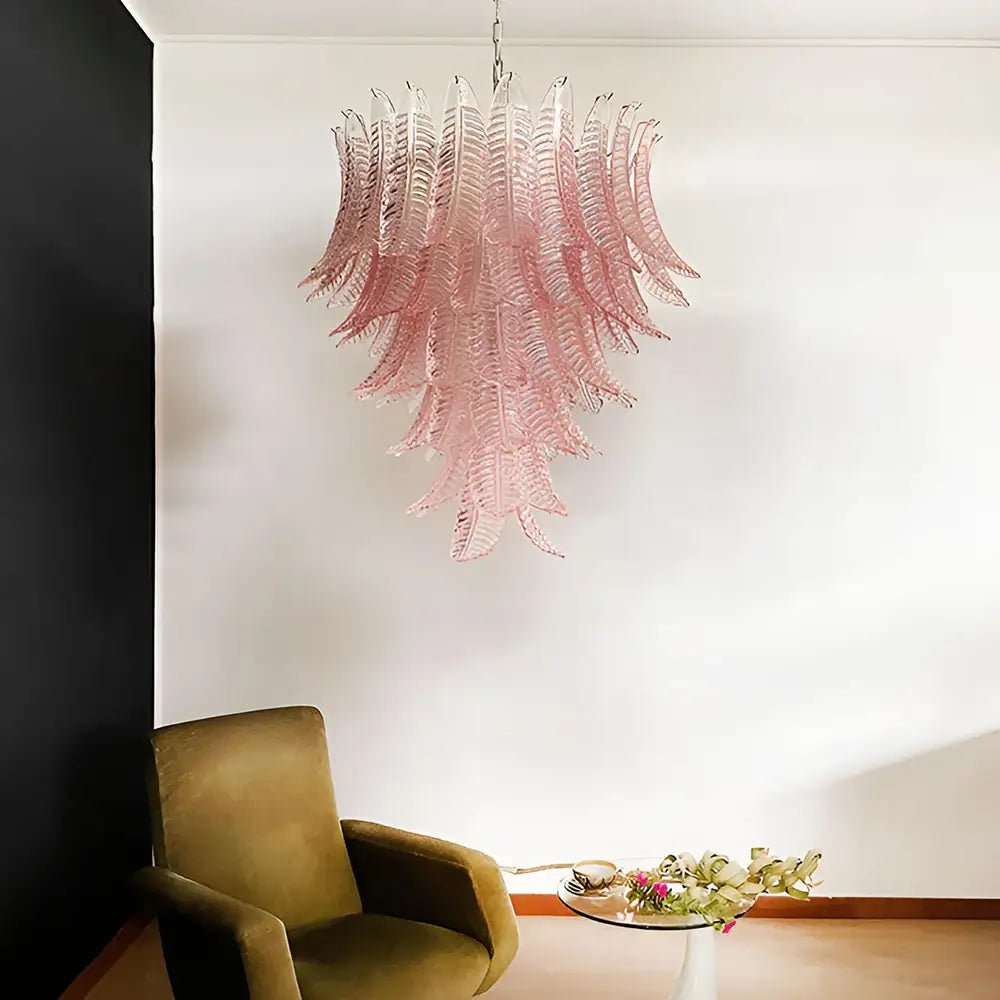 Aurora Chandelier en Verre Cascadant Romantique - Neutralighting